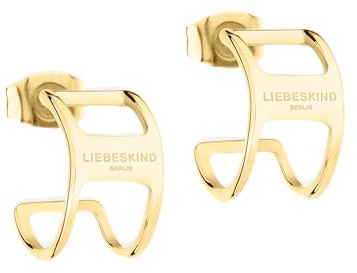 LIEBESKIND BERLIN Damen Schmuck - Kette, Ohrringe und Armband der Liebeskind Secure Tag Kollektion aus Edelstahl