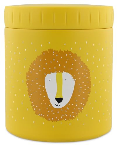 Trixie - Isolierte Lunchbox aus Edelstahl, 500 ml – Lebensmittelbehälter für Mittagessen/Snacks (Mr. Löwe)