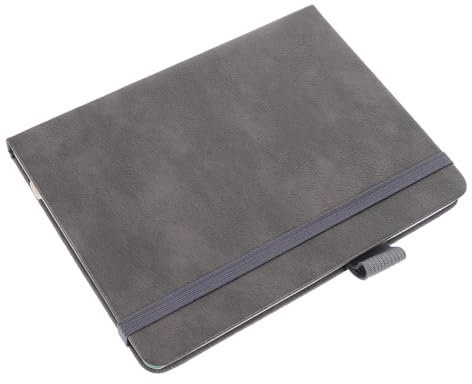LALAFINA Adressbuch aus Pu Leder Schwarz Kleines Leichtes Notizbuch mit Stiftschlaufe und Platzsparendem Design als Passwort Organizer und Telefonbuch für Zuhause