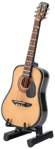 Mini Musikinstrument Dekor 10 Cm Mini-Gitarren-Modell Aus Holz, Miniatur-Gitarre, Display, Musikinstrument, Ornamente, Basteln, Heimdekoration