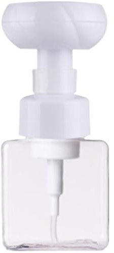 Dispensador de jabón espumoso para Manos dispensador de jabón espumoso con Forma de Flor de 250 ml Recipiente de jabón de Manos Multiusos Reutilizable y rellenable para jabón líquido dispensador