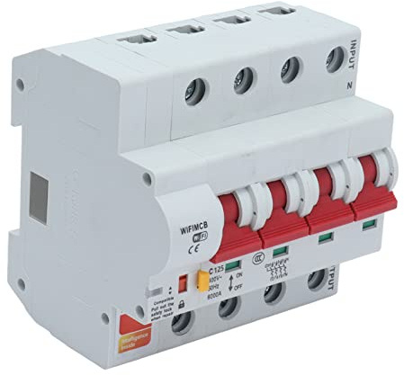 Disjoncteur de Circuit Smart WiFi 4p Remote Switch AC 400V Lock de sécurité à la Maison (125a)