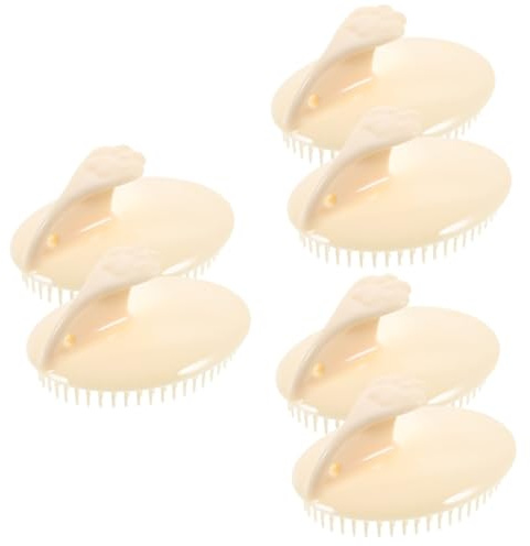 SAFIGLE 3 Sätze Kamm Waschen Haarkamm Haarbürste Shampoo Silikonbürste Für Die Kopfhaut Kopfhautbürste Kopfhautmassagegerät Silikon Haarwäscher Kieselgel 2 Stücke * 3
