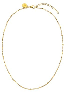 Purelei Pure Kette Damen (14K) – Halskette Damen aus langlebigem Edelstahl – Wasserfeste Kette – 40-45 cm Länge verstellbar – Halskette für deinen individuellen Look