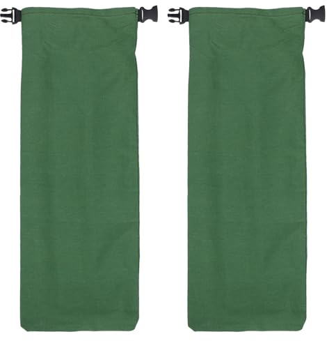 NUOBESTY 2 bolsas de arena antiinundación de lona de 70 x 28 cm, activadas por agua, para sellar puertas, proteger contra la lluvia y controlar inundaciones en garajes y sótanos.
