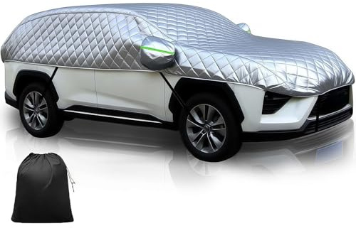 Half Anti-Hail Car Cover for Mazda CX-30 SUV 2019-2025 Hail Protector Car Cover丨Hail Blanket for Automobiles Outdoor Heavy Duty with storage bag & Mirror Pocket