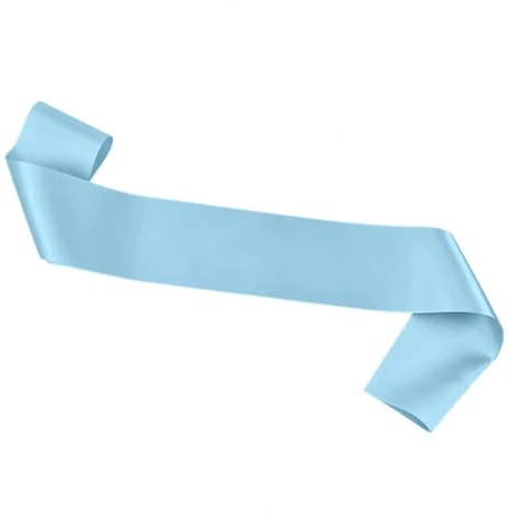 MAQDDO 30 écharpes en satin vierges for mariage, enterrement de vie jeune fille, fête prénuptiale, remise prix, ruban décoration pour Mariage(Sky Blue)