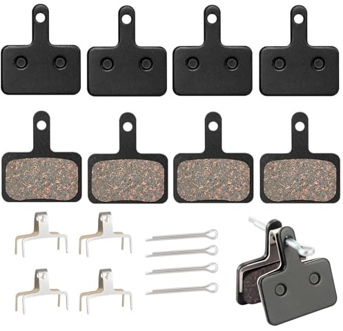 4 Paia Pastiglie Freni Bici per B01S MT200, Pastiglie Freno MTB a Disco in Metallo 35x31mm, Ricambio per Bicicletta Elettrica, MTB e City Bike, Compatibili con