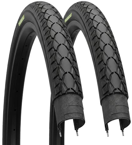 2 COPERTONI 28x1 1/2 (40-635) BICI CITY BIKE NERI COPPIA PNEUMATICI TREKKING 28 POLLICI GOMMA BICICLETTA