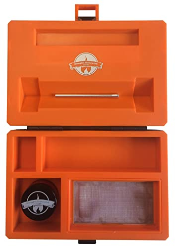 CheekyOne Smokers Club Midi Rolling Station Box Smoking Storage with Exclusive Herb Grinder
