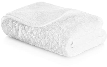 Graccioza Egoist Bath Towel 28 x 55 - 100% Egyptian Giza Cotton 800 GSM - Elegant Solid Design Large Towels for Bathroom - Super Absorbent and Quick Dry - Soft Body and Face Towel - White
