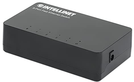 Intellinet Manhattan Desktop 5-Port Fast Ethernet Switch Black