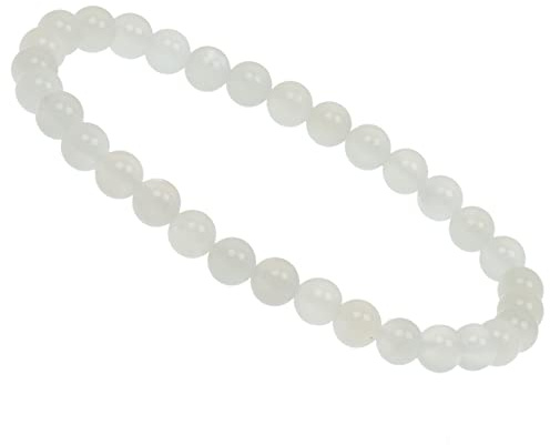 ELEDORO Edelsteinarmband für Damen 6 mm | ELEDORO, kleine deutsche Schmuckmarke: handgefertigtes 6-mm-Edelsteinarmband für Yoga, Meditation und Achtsamkeit