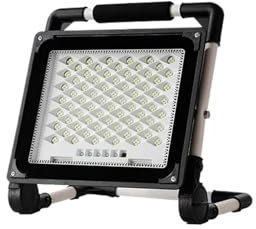 HPHPH Projecteur LED Exterieur, 100W Projecteur LED Réflecteur Extérieur Projecteur COB Projecteur Projecteur Lampe De Jardin avec 18650 Batterie Et Chargeur,pour Cour,Jardin,Garage(300w)