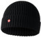 Höhenhorn Nordföhn Knitted Beanie Merinowolle Strickmütze Schwarz Rubber