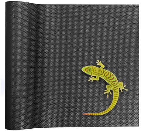 DONGKER Tappeti per Rettili, 78,7 x 17,5 Pollici, Rivestimento per Pavimento in Moquette per Rettili, Tappeto per Terrari e Rettile Tagliabile per Drago Barbuto, Geco, Lucertola, Serpente, Tartaruga