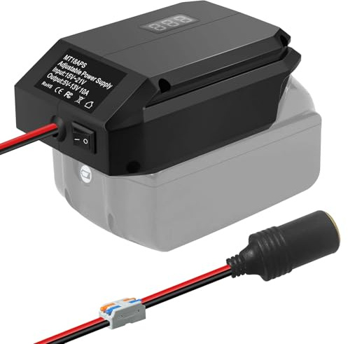 Adaptateur De Batterie, 18 V vers 12 V Convertisseur Step Down, 5-13 V Adaptateur Convertisseur, Convertisseur Adaptateur Abaisseur, Convertisseur Abaisseur pour Tous Les Équipements Automobiles