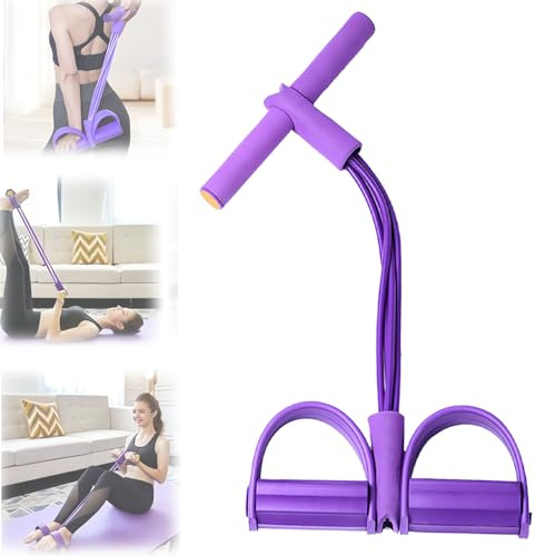 Lot de 21 bandes de résistance - 4 tubes à pédale - Extracteur de cheville - Extenseur de force abdominale - Extracteur d'étrier multifonction - Équipement d'exercice pour abdominaux - Bandes de