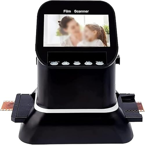 Scanner de Films, de Diapositives et de Films, Scanner de Films 22 MP, Scanner de Diapositives numérique avec Grand écran 4,3 Pouces et Port HDMI