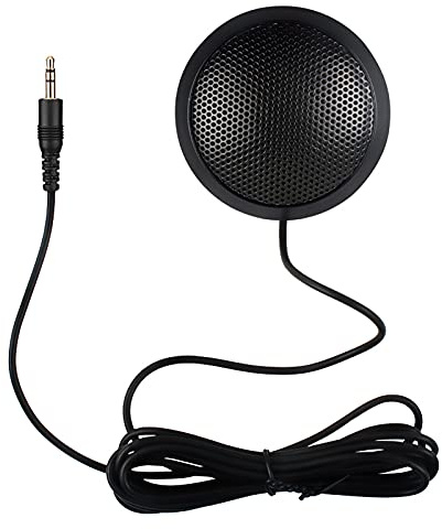 Microfono a condensatore omnidirezionale da 3 5 mm Microfono a condensatore portatile in metallo cablato per PC portatile ideale per videoconferenze chat online di classe Gaming