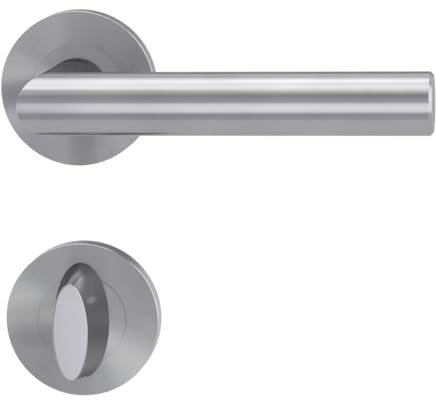 Griffwerk FRASCIO Türdrücker/Türbeschlag - LUCIA PROFESSIONAL - Edelstahl - WC-Garnitur