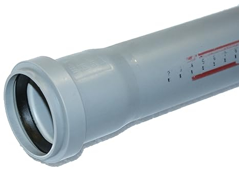 Tuyau HT, tuyau d'égout, longueur de passage, diamètre DN 70 mm, longueur 250 mm