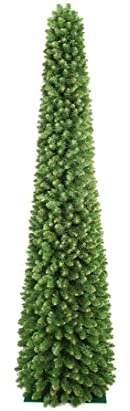 Kegelförmige Christbaum Säule Kasan 210cm schwer entflammbar mit 496 Zweigen - Künstlicher Weihnachtsbaum schmal