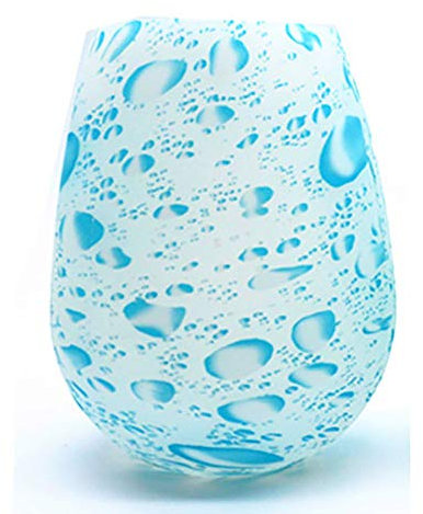 Jokel - Bicchieri da vino in silicone, 396,9 g, infrangibili, confezione da 4