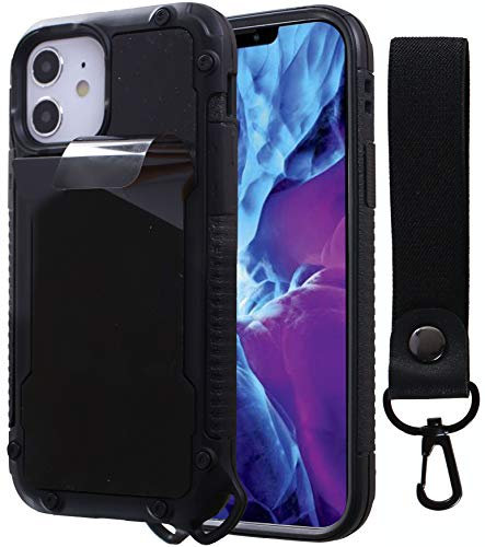 Drop Protection Anti Gravity Phone Case for iPhone 12/12 Pro, Sticky Goat Phone Case Magic Nano Stick to Wall Tile Glass Handschlaufe Holder Case (IP 12/12 Pro)