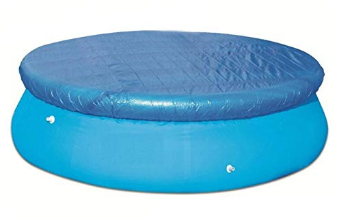 Vecksoy Poolabdeckung Rund 183 cm Mit Gummizug,Swimming Pool Abdeckplane Plane Schutzplane Winddicht Regenfest Staubdicht Für Rund Über Den Außenbädern (183 cm)