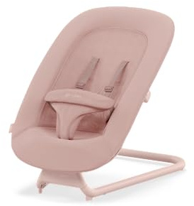 CYBEX Gold Bouncer, Babywippe mit Komforteinlage, Pearl Pink | Babywippe mit Komforteinlage, kompatibel mit LEMO Hochstuhl, ab Geburt bis 3 Jahre, verstellbare Rückenlehne, atmungsaktiv