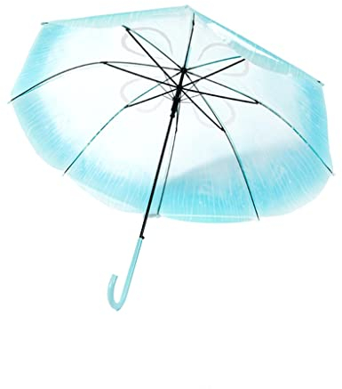 VNABO Golfschirm 38,5 Zoll extra großer transparenter Golfschirm Winddichter Regenschirm Halbautomatischer belüfteter Stockschirm für Regen und Wind für Winddicht wasserdicht