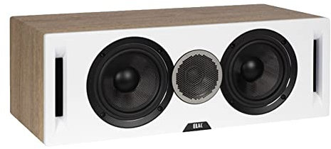 ELAC Debut Reference C5 Altoparlante centrale, Bianco/Legno