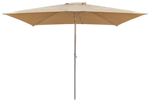 Parasol de Jardin Exterieur Rectangulaire Manivelle, Protection UV Parasol Balon Inclinable avec 200x300cm pour Terrasse, Balcon, Piscine，Base non comprise
