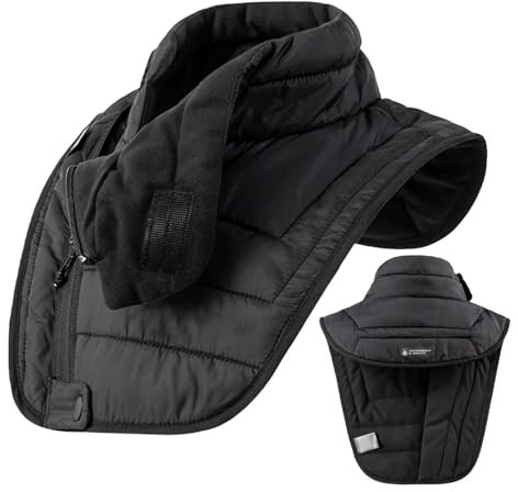Erconsso Motorrad-Brustwärmer, wasserdichter Motorrad-Halswärmer für Damen, winddichter Baumwoll-Halswärmer, kältebeständig, Reiten und Brustschutz, Einzelnes Attribut, Refer to description
