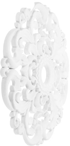 SWOOMEY Elegant European Style Ceiling Medallion Decorative Ceiling Medallion for Home Lighting and Living Room Decor