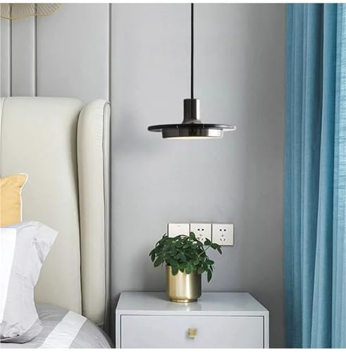 Platillo volador nórdico moderno minimalista de lujo for comedor, candelabro pequeño de mármol, iluminación colgante Led for estudio y sala de estar