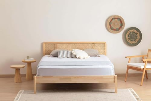 JOLONDO Elegantes Holz-Bettgestell 90x200 cm
