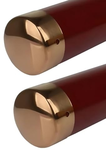 2pcs Stainless Steel Handrail End Caps Round Rose Gold Hand Railing End Plugs for Handrall Fixing,45MM