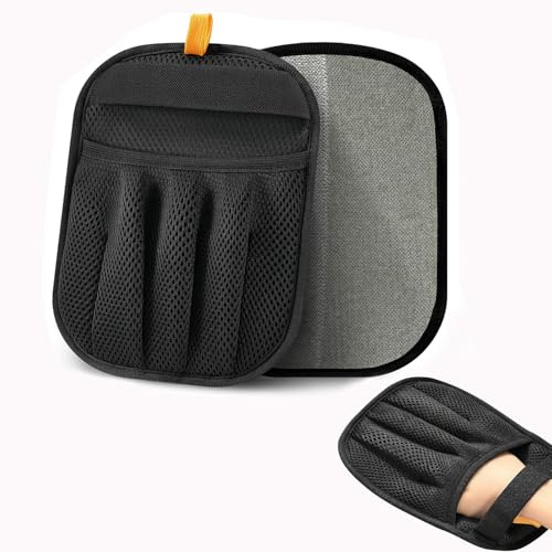 PVZLEXN Gant Anti Poils Animaux Double Face Brosse Poils Animaux Gants Gant Poil Chat Réutilisable Brosse Anti Poils Animaux pour Lavage DémêLage Et Toilettage (24cmx18cm Noir)