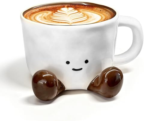Taza dulce, taza de café de cerámica, taza de la taza aesthetic, lindo mug, almacenamiento de lápices decorativos