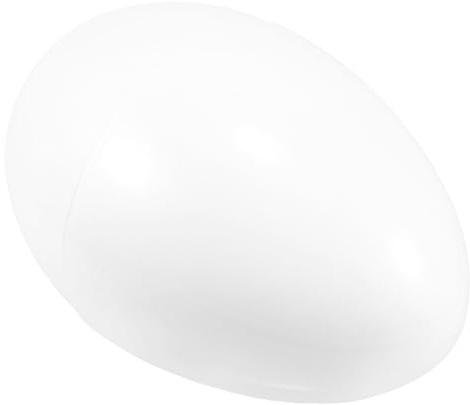 LRXIYODE Uova di Pasqua Giganti Vuote in Plastica Apribili 30x20 Cm Color Latte, Scatola Riempibile per Giocattoli e Decorazioni, Confezione Regalo per Feste Pasquali