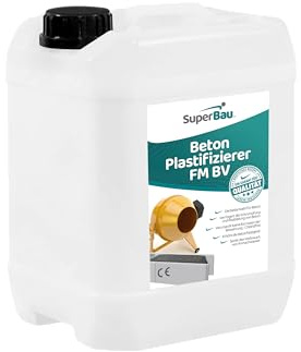 Superbau Beton Plastifizierer 10L (≈2000kg Zement) - Erhöht Dichte und Widerstandsfähigkeit gegen Frost und Tausalze