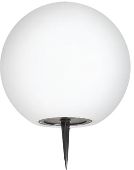 LightLogic Solarlampe Garten Kugel 30 cm RGB LED – Außen Solarleuchte mit Erdspieß, Dämmerungssensor, IP65 wasserdicht, Farbwechsel & 4000K Neutralweiß, Solar Gartenleuchte für Terrasse, Weg & Garten