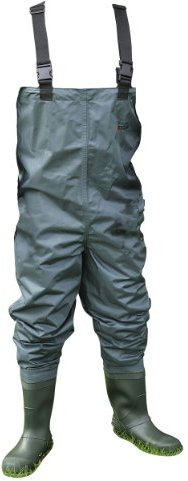 Shakespeare Sigma Nylon Wathose, Black/Gray/Blue Revo