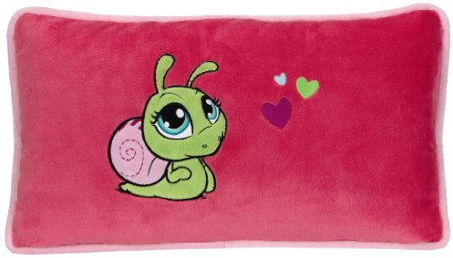 Nici 36459 - Kissen rechteckig Schnecke, 43 X 25 cm, rosa