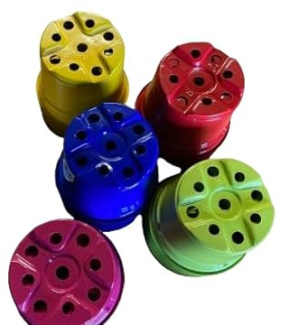 The Flowerpot Men 50 x COLOURED 9CM FLOWERPOTS/PLANT POTS