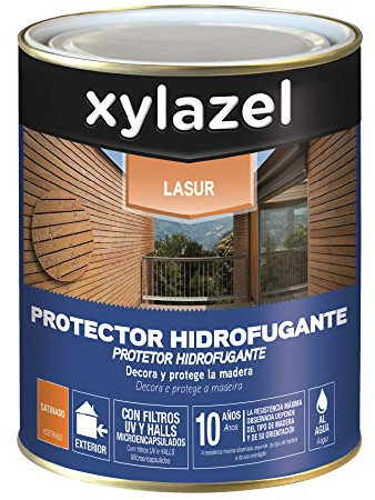 Xylazel Lasur Protector Hidrofugante Satinado Castaño 750 ml