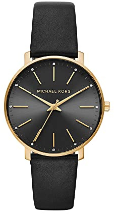 Michael Kors Damenuhr Analog Quarz mit Lederarmband MK2747