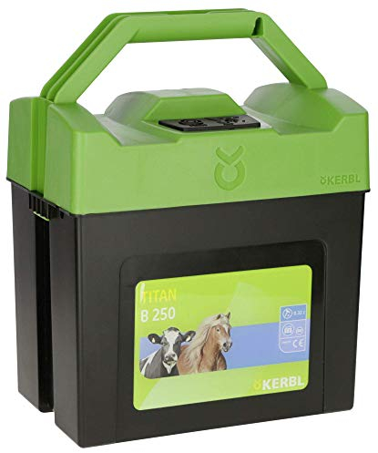 Kerbl Batterie Weidezaungerät Titan B 250, Weidezaun Gerät Batteriegerät 9V